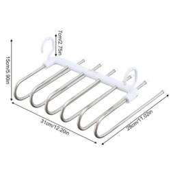 Kelvenix black Multi-Layer Foldable Rotating Clothes Rack - thumbnail 2