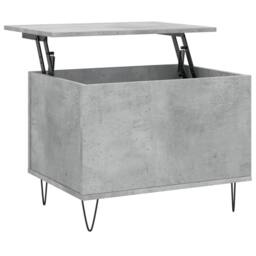 Berkfield Home Modern Coffee Table Concrete Grey 60x44.5x45 cm Engineered Wood - thumbnail 3