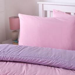 OHS Soft Coverless 10.5 TOG Duvet Set Pillowcase Quilted Cover in Lilac - Size: Single - thumbnail 4
