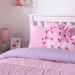 OHS Soft Coverless 10.5 TOG Duvet Set Pillowcase Quilted Cover in Lilac - Size: Single - thumbnail 3