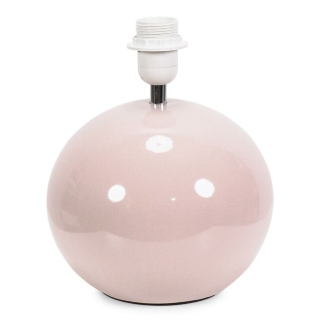 ValueLights Bosco Globe Ceramic Table Lamp Base in Natural - image 1