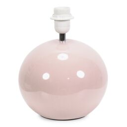 ValueLights Bosco Globe Ceramic Table Lamp Base in Natural - thumbnail 1