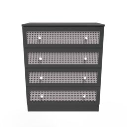 Cairo 4 Drawer Chest (Ready Assembled)