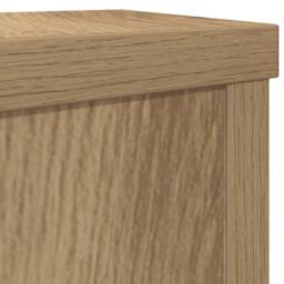 Berkfield Home Plant Stands 2 pcs Artisan Oak 10x10x18 cm Engineered Wood in Brown - Size: 10 x 10 x 18 cm - thumbnail 8