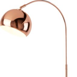 Lighting Collection Copper Arch Floor Lamp - thumbnail 4