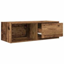 Berkfield Home TV Cabinets 2 pcs Old Wood 80x31x25.5 cm Engineered Wood in Brown - thumbnail 5