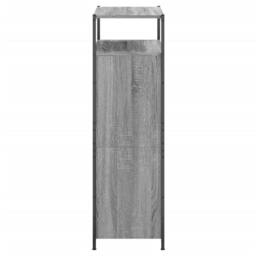 Berkfield Home Shoe Cabinet Grey Sonoma 75x34x112 Engineered Wood - thumbnail 6