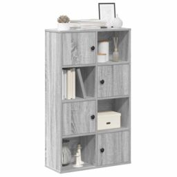 Berkfield Home Bookcase Grey Sonoma 60x24x101.5 cm Engineered Wood - thumbnail 1