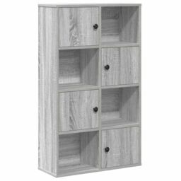 Berkfield Home Bookcase Grey Sonoma 60x24x101.5 cm Engineered Wood - thumbnail 2