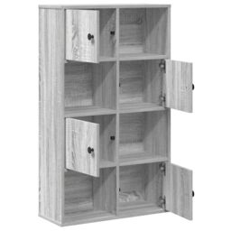 Berkfield Home Bookcase Grey Sonoma 60x24x101.5 cm Engineered Wood - thumbnail 5