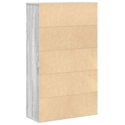 Berkfield Home Bookcase Grey Sonoma 60x24x101.5 cm Engineered Wood - thumbnail 7