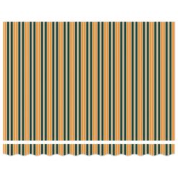 Berkfield Home Retractable Awning Manual Green & Yellow 300x250 cm Polyester - thumbnail 5