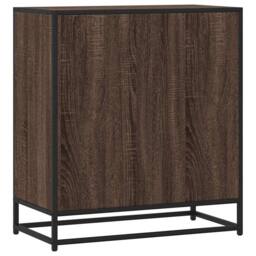 Berkfield Home Sideboard Brown Oak 68x35x76 cm Engineered Wood - Size: 68 x 35 x 76 cm - thumbnail 6