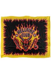 Stranger Things Hellfire Club Logo Flames 152 X 127 Cm Blanket in White - thumbnail 1