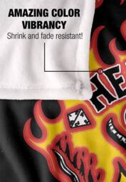 Stranger Things Hellfire Club Logo Flames 152 X 127 Cm Blanket in White - thumbnail 4
