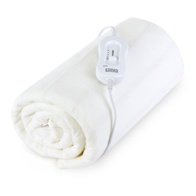 LIVIVO Electric Under Blanket - Single in White - image 1