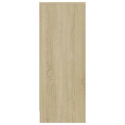 Berkfield Home Shoe Cabinet Sonoma Oak 31.5x35x90 cm Engineered Wood in Brown - thumbnail 4