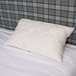 Native Natural Wool Filled Pillow (set of 2) in White - Size: Double