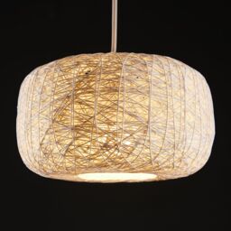 ValueLights Bjorn White Ceiling Pendant Shade - thumbnail 4