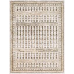 Livabliss Alba-Global Ivory Green Brown Taupe Graphic Living Rug - Size: 200 cm x 275 cm - thumbnail 2