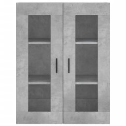 Berkfield Home Highboard Concrete Grey 69.5x34x180 cm Engineered Wood - thumbnail 6