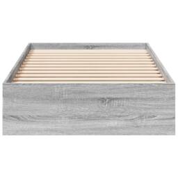 Berkfield Home Modern Bed Frame with Drawers without Mattress Grey Sonoma 90x190 - Size: Single - thumbnail 4