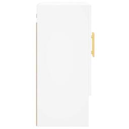 Berkfield Home Wall Cabinet White 60x31x70 cm Engineered Wood - Size: 60 x 31 x 70 cm - thumbnail 7