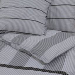 Berkfield Home Duvet Cover Set Grey 140x200 cm Cotton - thumbnail 5