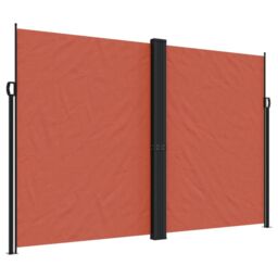 Berkfield Home Retractable Side Awning Terracotta 220x1200 cm in Orange - thumbnail 2