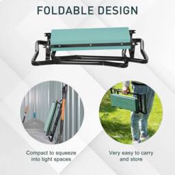 Kelvenix Garden Kneeler 2 In 1 Ergonomic Design Knee Pad in Teal - Size: 0.5m x 1m - thumbnail 4