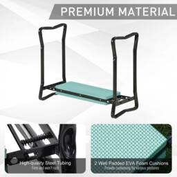 Kelvenix Garden Kneeler 2 In 1 Ergonomic Design Knee Pad in Teal - Size: 0.5m x 1m - thumbnail 5