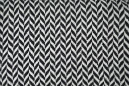 New Edge Blinds Chevron Collection Cotton Throw in Black - Size: 178 cm x 254 cm - thumbnail 2