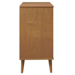 Berkfield Home Drawer Cabinet MOLDE Brown 80x40x80 cm Solid Wood Pine - Size: 80 x 40 x 80 cm - thumbnail 6