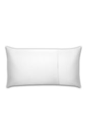 Belledorm Pima Cotton Sateen 450 Thread Count Bolster Pillowcase in White - Size: Single - thumbnail 2