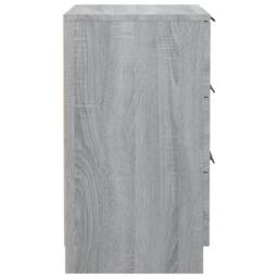 Berkfield Home Modern Bedside Cabinet Grey Sonoma 40x36x65 cm - Size: 40 x 36 x 65 cm - thumbnail 7