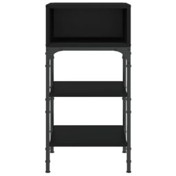 Berkfield Home Bedside Tables 2 pcs Black 35x34.5x70 cm Engineered Wood - thumbnail 5