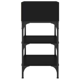 Berkfield Home Bedside Tables 2 pcs Black 35x34.5x70 cm Engineered Wood - thumbnail 6
