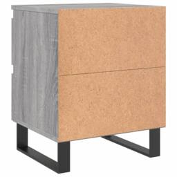 Berkfield Home Elegant Bedside Cabinets 2 pcs Grey Sonoma 40x35x50 cm Engineered Wood - Size: 40 x 35 x 50 cm - thumbnail 8