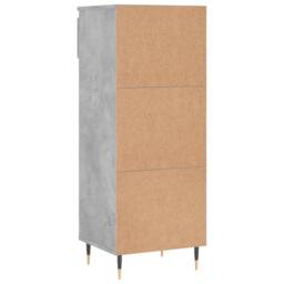 Berkfield Home Shoe Cabinet Concrete Grey 40x36x105 cm Engineered Wood - Size: 40 x 36 x 105 cm - thumbnail 8