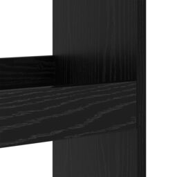 Berkfield Home Bar Table with Storage Black Oak 60x60x102 cm Engineered Wood - Size: 60 x 60 x 102 cm - thumbnail 8
