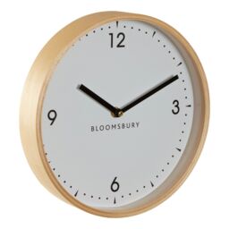 Orsina Compact & Lightweight Small Wall Clock, Sleek Clock In Kitchen, Modern Design Wall Clock For Indoor in White - thumbnail 2