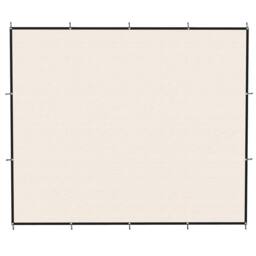 OUTSUNNY Sun Shade Sail with UV Protection 3 x 3.6 m Beige - Size: 3m x 3m - thumbnail 2