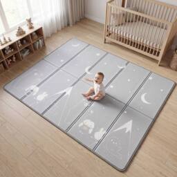 Liberty House Toys Toddler Play Mat - Unicorn & Moon & Stars - thumbnail 4