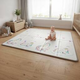 Liberty House Toys Toddler Play Mat - Unicorn & Moon & Stars - thumbnail 2