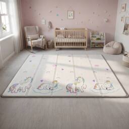 Liberty House Toys Toddler Play Mat - Unicorn & Moon & Stars
