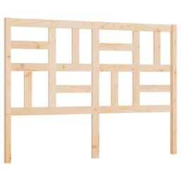 Berkfield Home Bed Headboard 166x4x104 cm Solid Wood Pine in Brown - Size: 166 x 4 x 104 cm - thumbnail 2