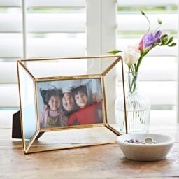 Paper High Anjana Reclaimed Glass & Gold Metal Photo Frame - Size: Small - thumbnail 6