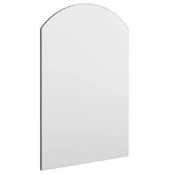 Berkfield Home Mirror with LED Lights 60x40 cm Glass Arch in Silver - thumbnail 4