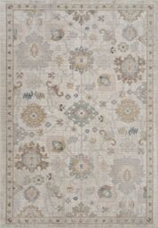 Desire Rugs Maia Washable Lagoon Floral Traditional Area Rug Non-Slip Living Room in Beige - Size: 60 cm x 220 cm - thumbnail 2