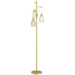 Wyld Haus Rodi 3 Light Industrial Floor Lamp Gold Tone - thumbnail 2
